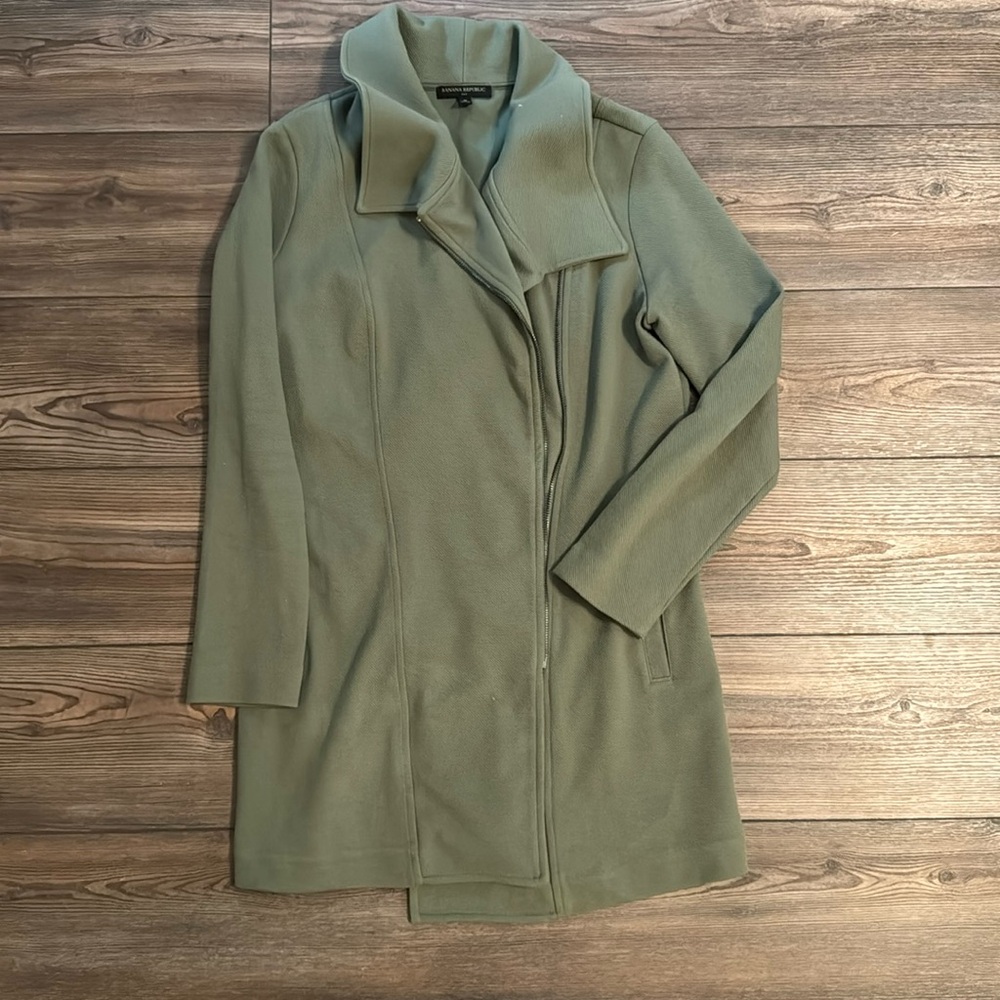 Banana Republic Green Long Jacket